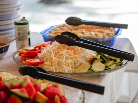 Groumet Food on Chartered Yacht